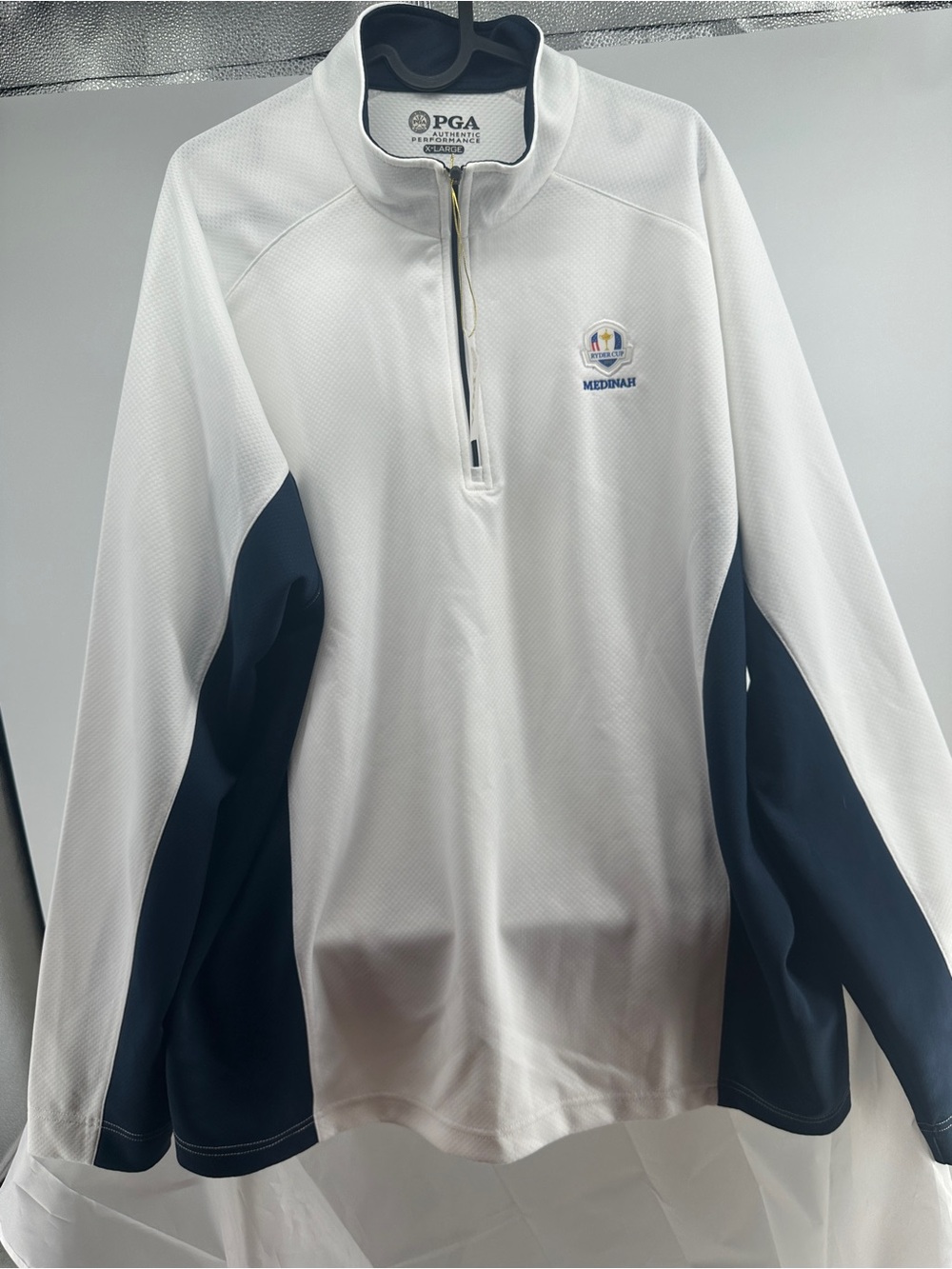 NWT PGA Tour Ryder cup medinah quarter zip sweater